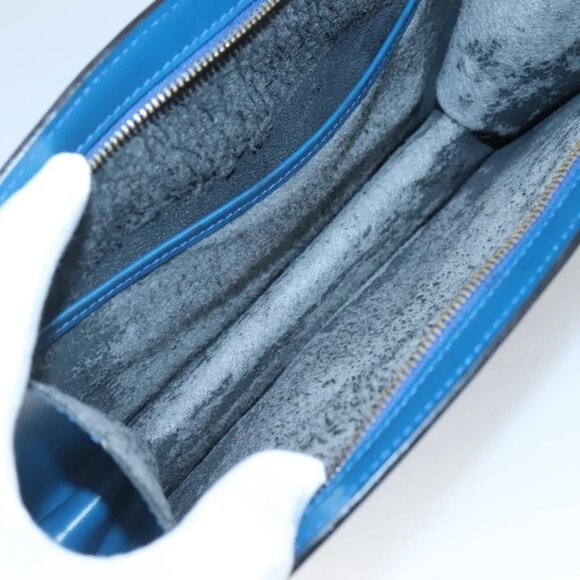LOUIS VUITTON Epi Trousse Crete Pouch Blue M48405 LV Auth 126015 - Picture 16 of 16
